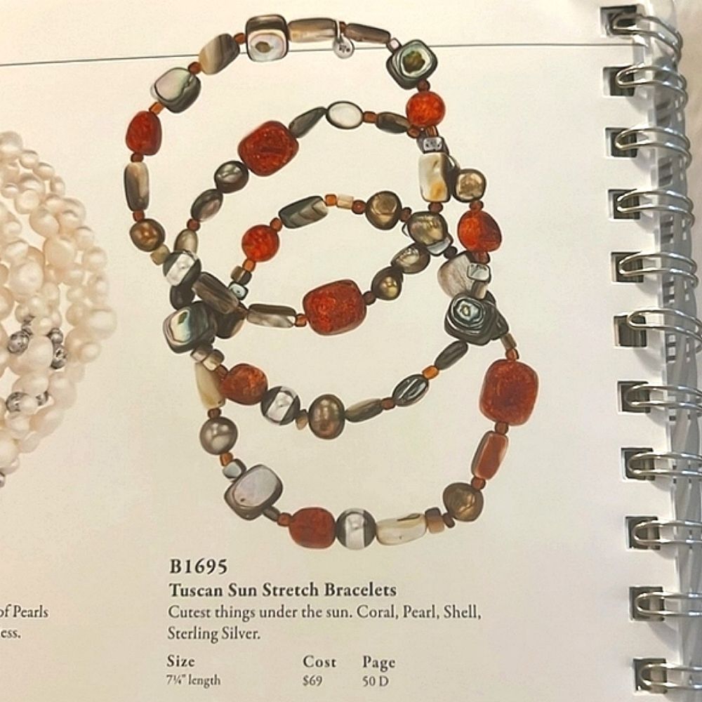 Silpada Tuscan Sun Stretch Bracelet  Set B1695